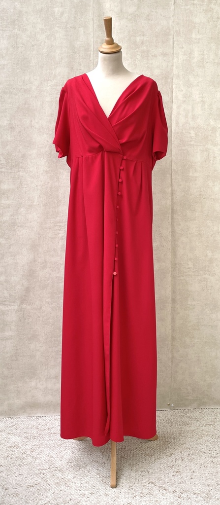 Robe Midi rouge  - C01656