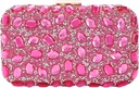 Sac diamant et cristal rose - A1229