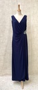 CALVIN KLEIN - Robe Maxi bleue - T46 - C01815