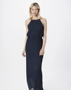 SAMSOE SAMSOE - Robe Midi bleue - T36 - C02281