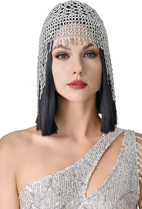 Headband/coiffe années 20 strass  - A1281
