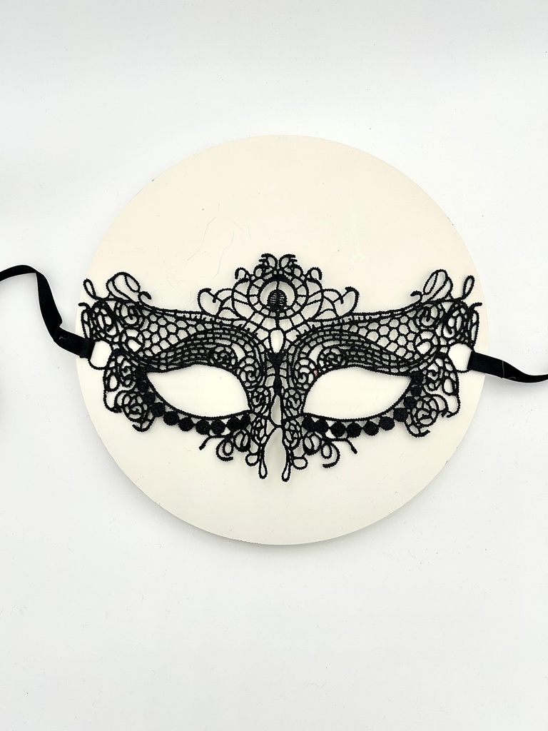 Masque en dentelle Noir - A1287