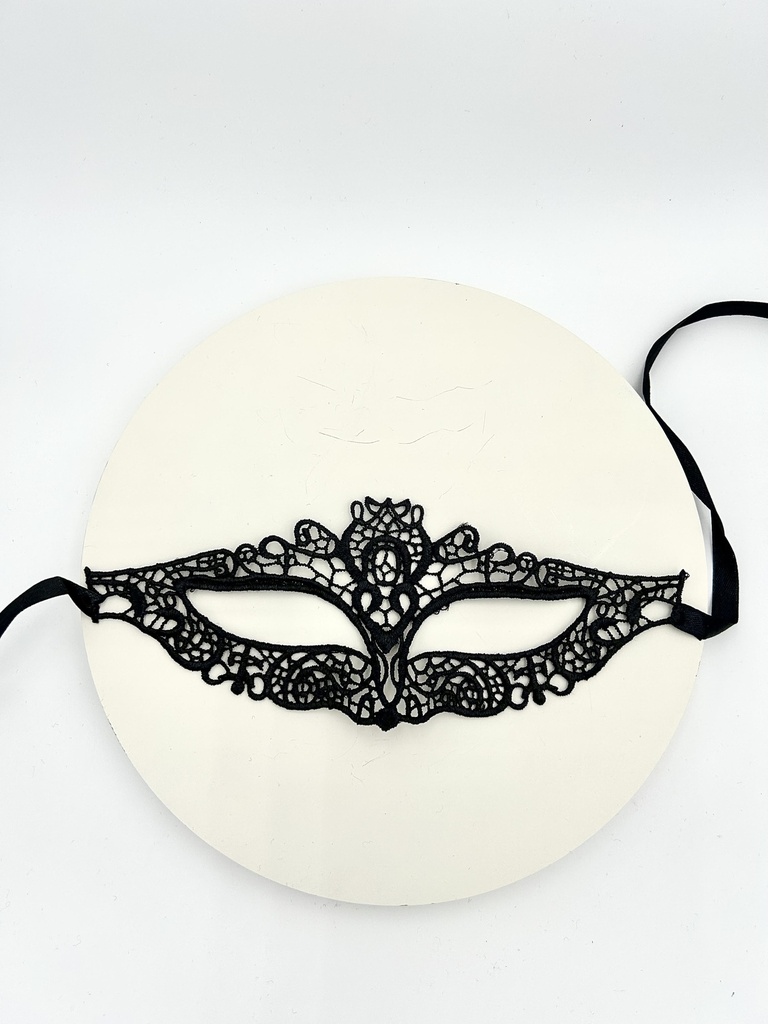 Masque en dentelle Noir - A1289