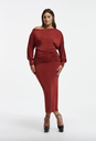 ESSENTIEL - Robe Midi Burgundy - T40 - C03439