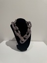 LOC  - ESSENTIEL - Collier strass rose - A1292