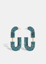LOC  - ESSENTIEL - BO strass turquoises - A1295