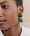 LOC - SEZANE - Boucles d'oreilles Miranda vert - A1311