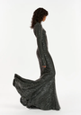 ESSENTIEL - Robe Maxi argent - T34 - C03472