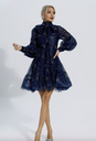 Robe Mini bleu étoile - T36- C03475