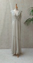 RALPH LAUREN - Robe Maxi dorée & argentée  - T40 - C03523