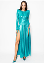 ANIYE BY - Robe Midi bleue irisée - T34 - C03536