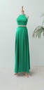 Ensemble Haut et Jupe vert - T34/36 - C03573