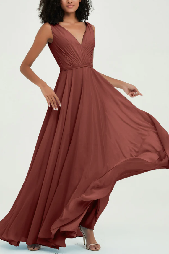 Robe Maxi terracotta - T42 - C03578