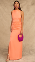 Lady Pipa  - Robe Maxi corail - T36 - C03590