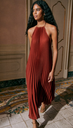 Sezane - Robe Midi terracotta - T38 - C03601
