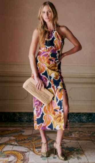 Sezane - Robe Midi multicolore - T34 - C03608
