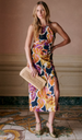 Sezane - Robe Bruna Multicolore - T34 - C03608