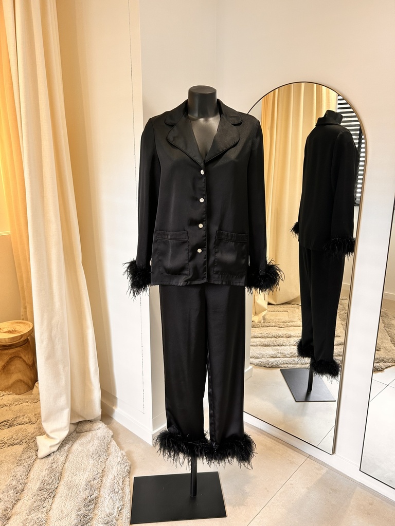 NADINE MERABI Pyjama noir - 1143