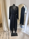 PIA B robe noire à franges - 1164