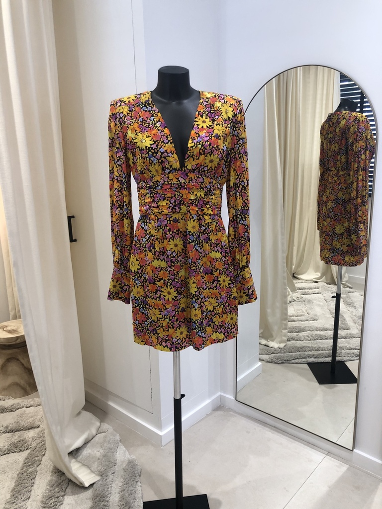 REBECCA VALENCE Arles Dress florale - 1184