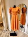 ROTATE Robe orange dos nus - 1214