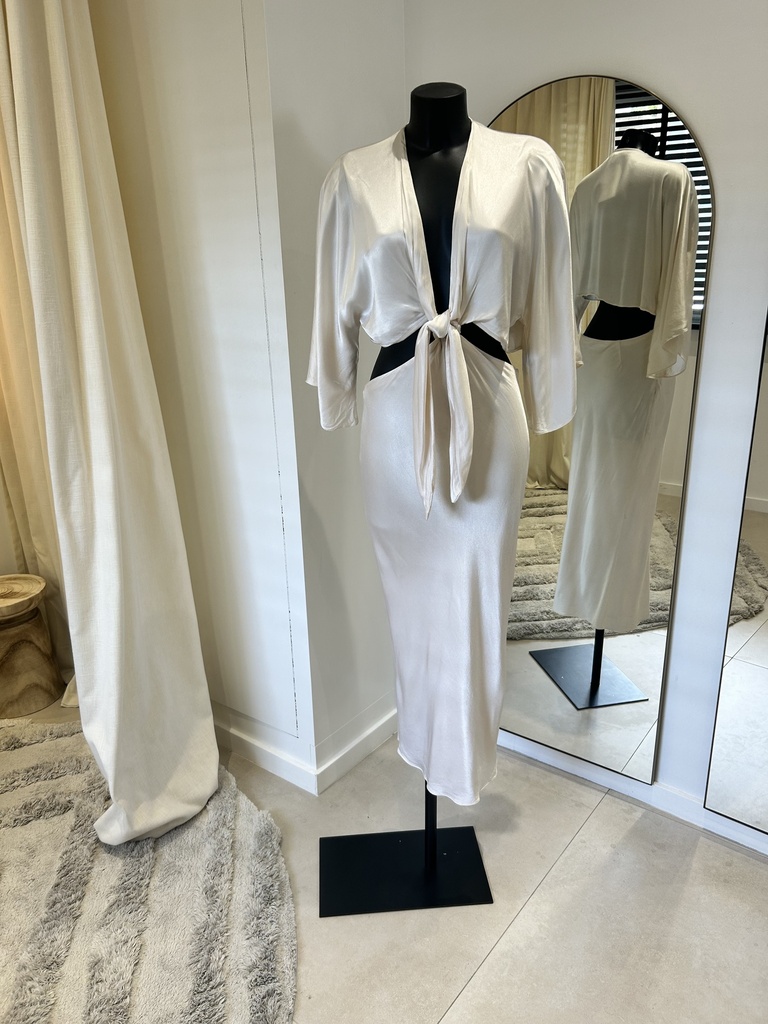 SHONA JOY Robe la Lune decoupée côté - 1252