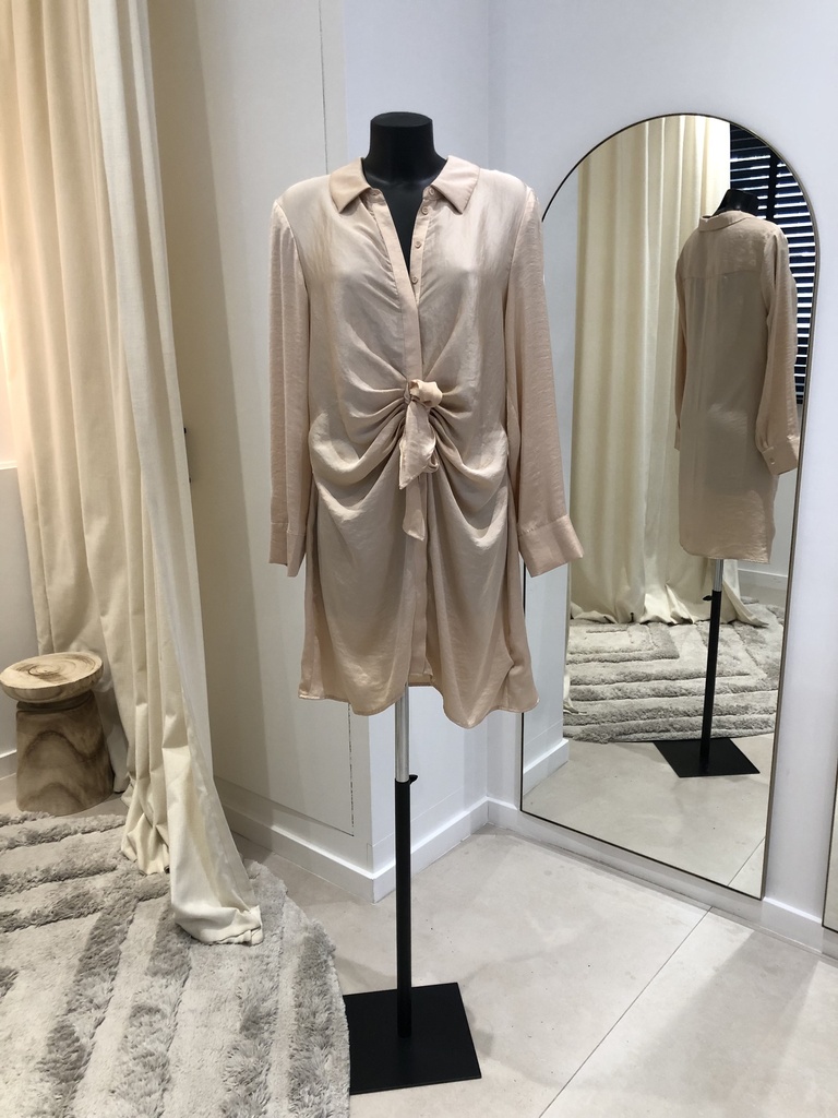 STEVE MADDEN robe chemise beige - 1258