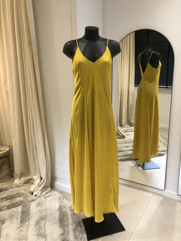 ESSENTIEL Robe Zipmunk longue jaune - 1292