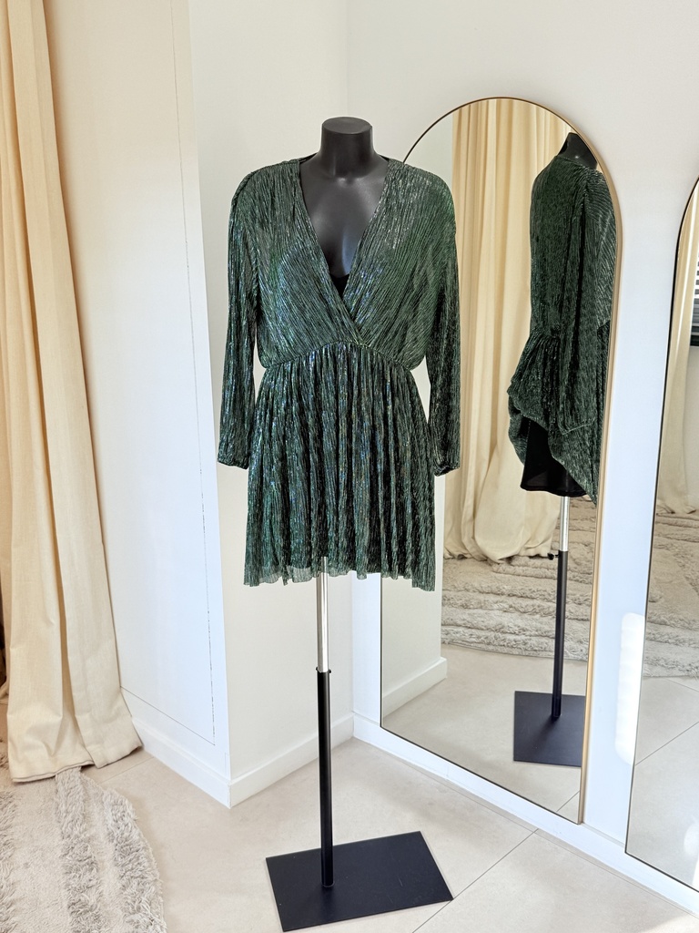 MAJE Robe verte Riatis - 1326