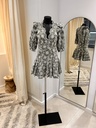 SANDRO Robe fleurs verte - Collection Milky - 1419