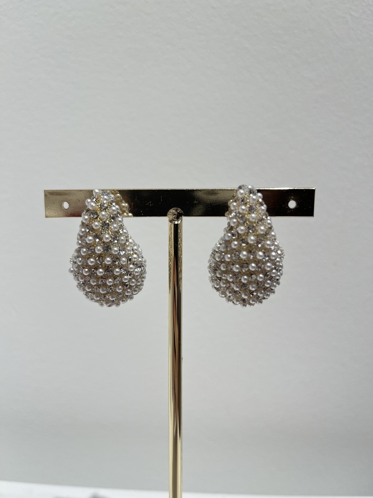 BO - Goutte Silver Strass - Collection PAL   