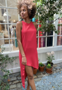 IRO - Robe Midi rouge -  T34 - C02495