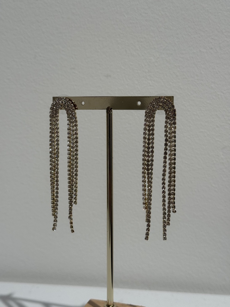 BO - Demi cercle strass gold - Collection PAL  