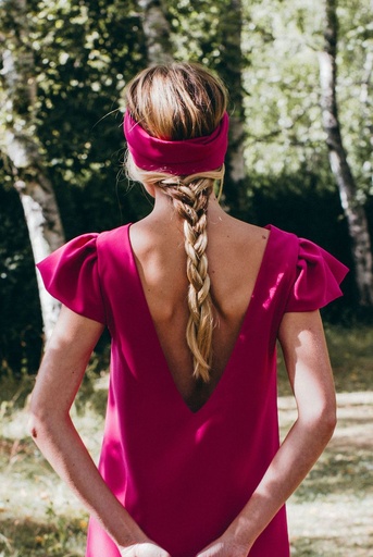 MAISON GUILLEMETTE - Robe Mini fushia C02361