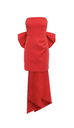 REBECCA VALENCE - Robe bustier noeud rouge - Collection Milky - 1454