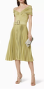 Elizabetha Franchi - Robe plisée pistache - Collection Milky - C01556
