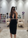 Givenchy - Robe courte noire métallique - C01120