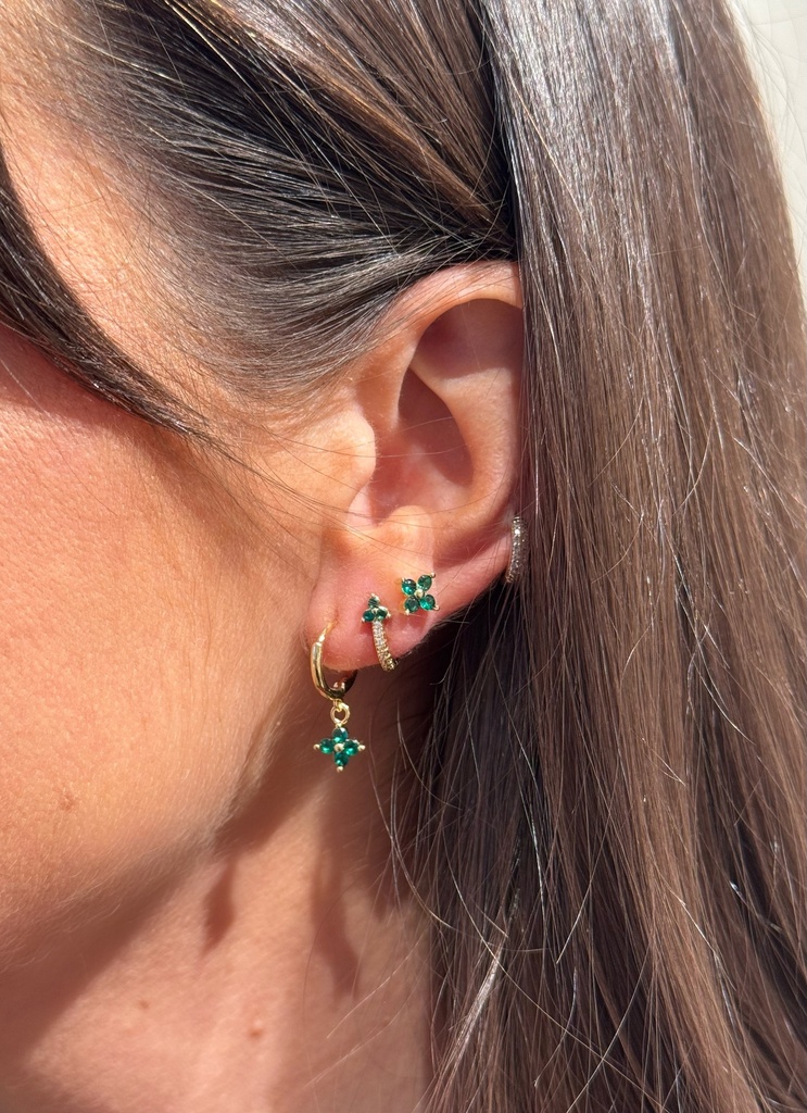 Collection PAL - Darla Creole Verte Piercing (1pc) 