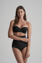 BYE BRA - Culotte taille haute sculptant - Noir - Strong - XXL 