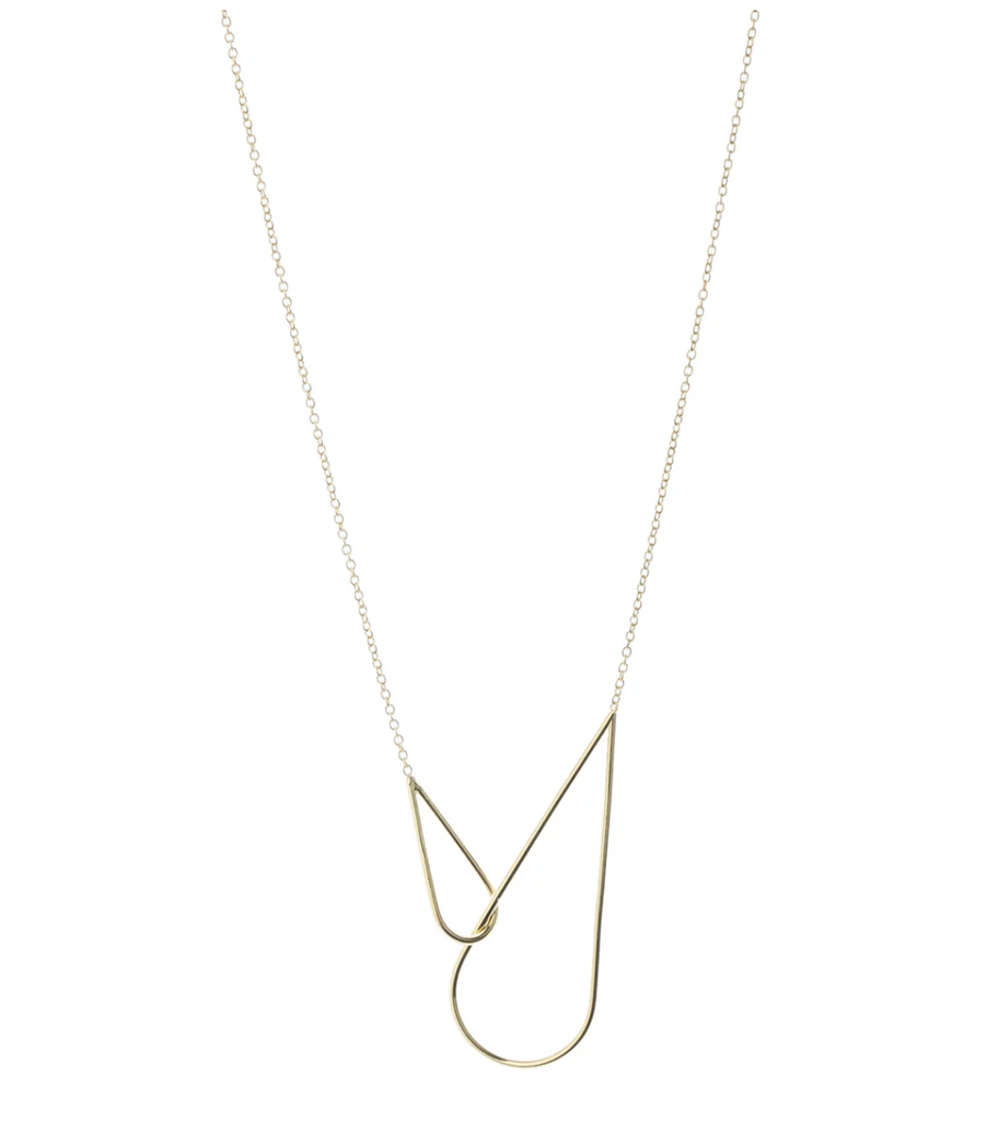 Aurore Havenne - Collier Raindrops Vermeil