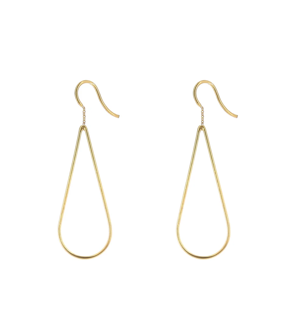 Aurore Havenne - Boucles d'oreille Raindrops Vermeil