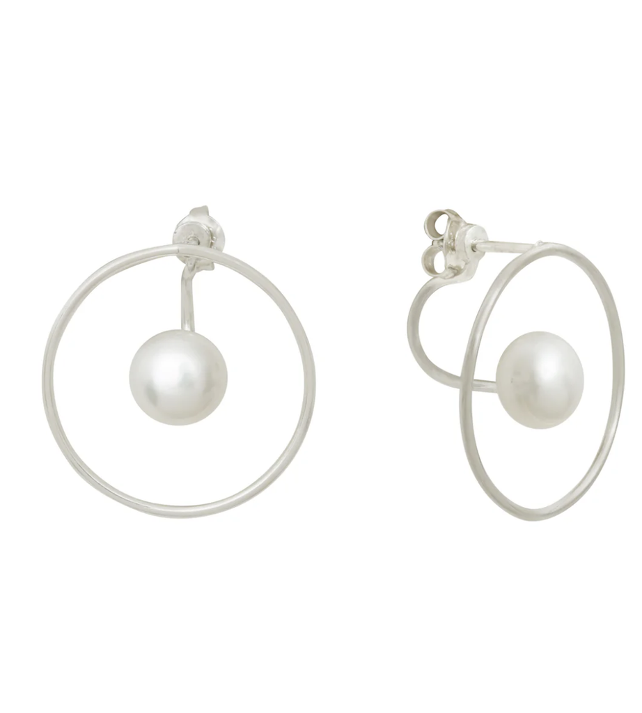 Aurore Havenne - Boucles d'oreille Calliope Silver