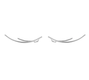 Aurore Havenne - Boucles d'oreille Milla Silver 