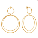Aurore Havenne - Boucles d'oreille Calista Vermeil 