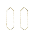 Aurore Havenne - Boucles d'oreille Double Vermeil   