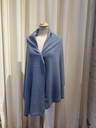 Etole cachemire bleue jeans C03521 
