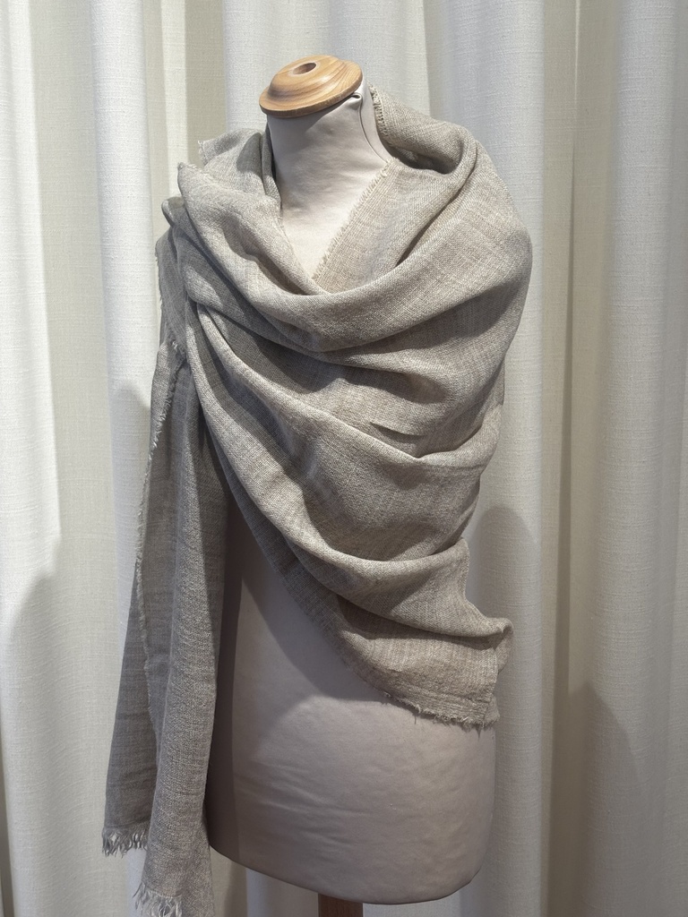 Etole effet lin taupe- C03162