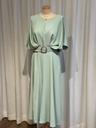 IMPERIAL - Robe vert pale ceinturé - T42 - P0005