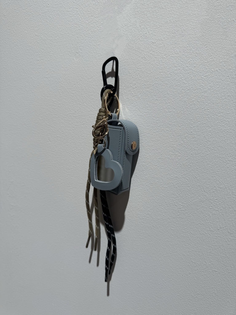 Porte-clefs - Porte gloss bleu