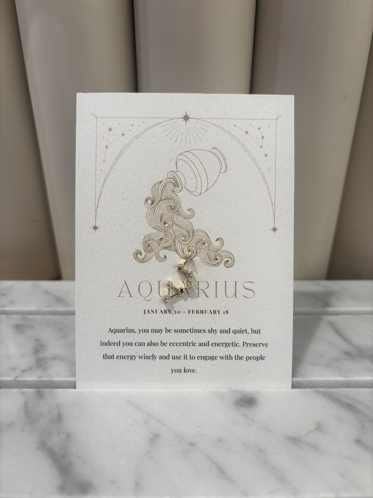BO -  Signe Astro - Verseau - Collection PAL  